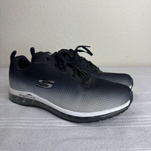 Skechers Skech-Air Element Athletic Sporty Training Sneaker Black White 7.5